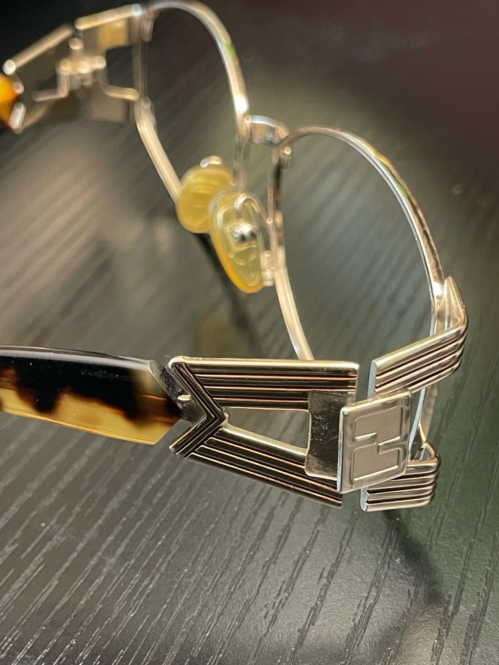 90’s FENDI FS 139 Frame, Gold & Tortoise